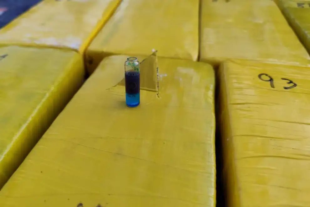 La muestra indica positivo para cocaína.