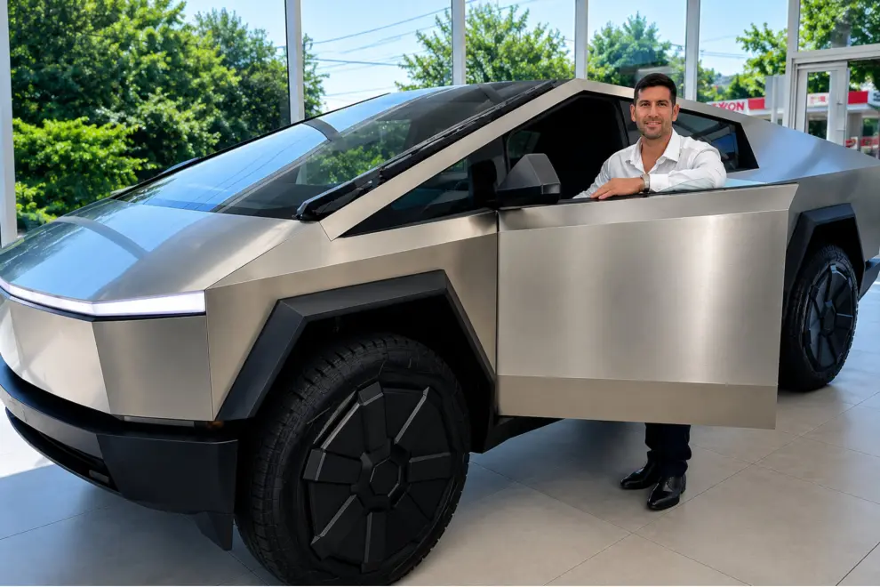 Un diputado libertario apareció en el Congreso con una camioneta Tesla valuada de más de US$300.000