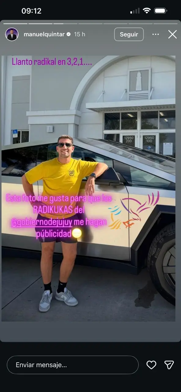 Manuel Quintar en Instagram