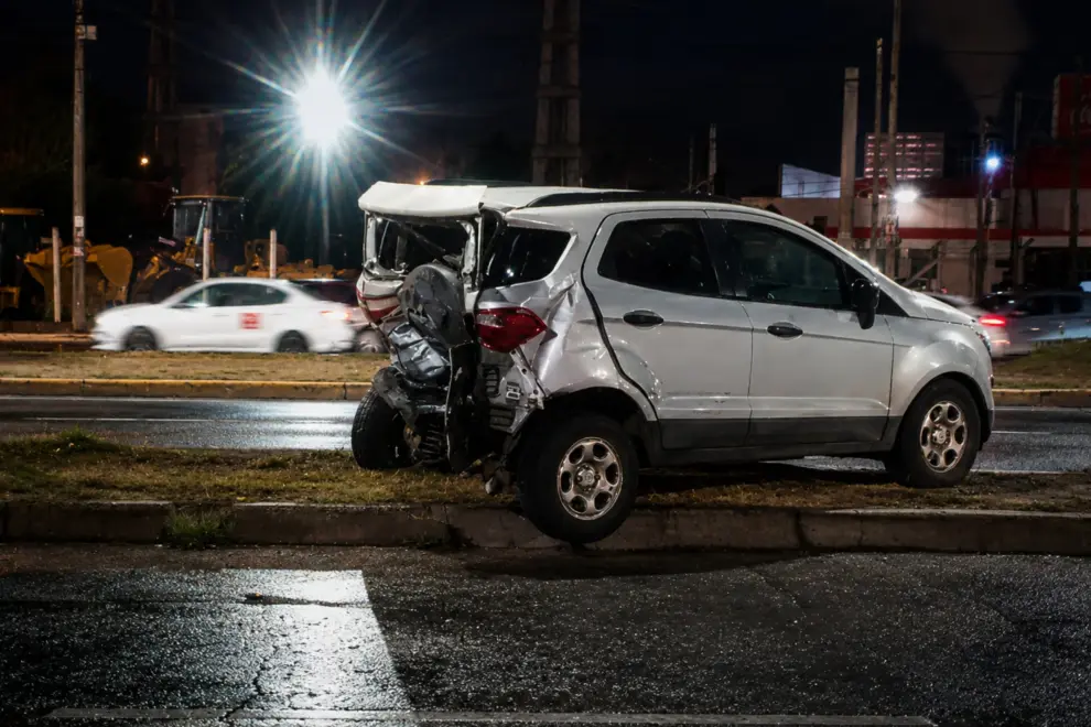 Accidente en avenida Paraguay