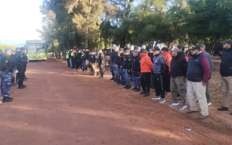 Más de 50 efectivos participan del rastrillaje buscando a Malgarini