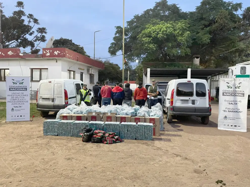 Siete miembros de una familia fueron detenidos, por conformar una banda dedicada al contrabando transfronterizo
