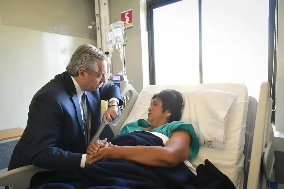 Alberto Fernández visitó a Milagro Sala