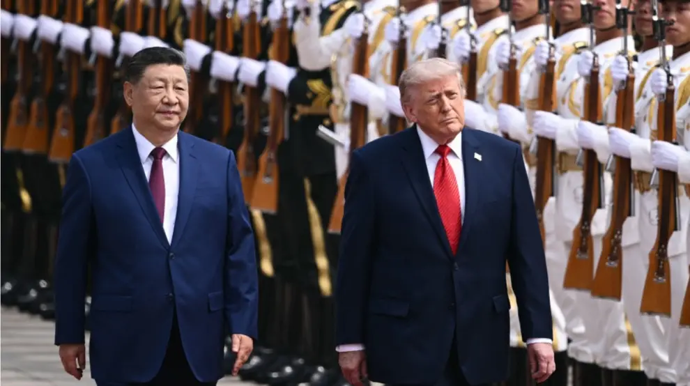 Donald Trump y Xi Jinping en China