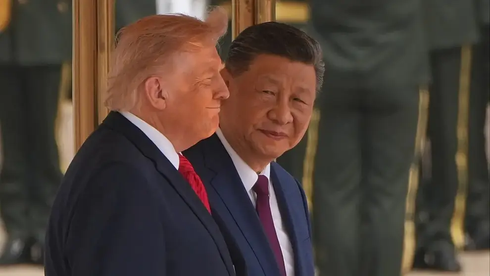 Ambos presidentes en Beijing