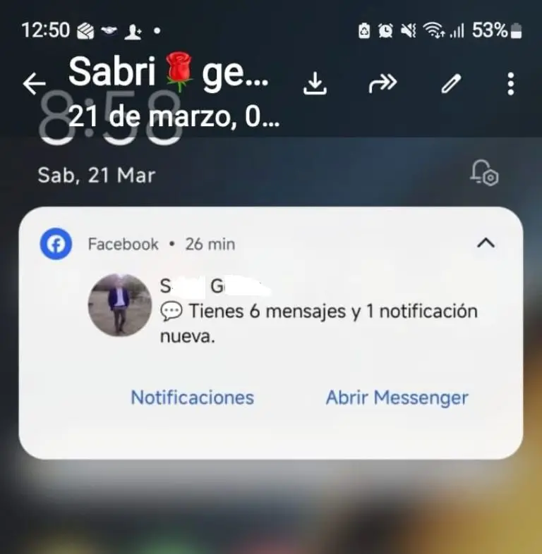 Captura de Facebook.