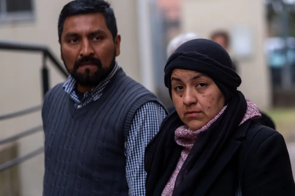 Beatriz Elizabeth Yapura, esposa de Santos Clemente Vera Rumbo a la extracción de ADN