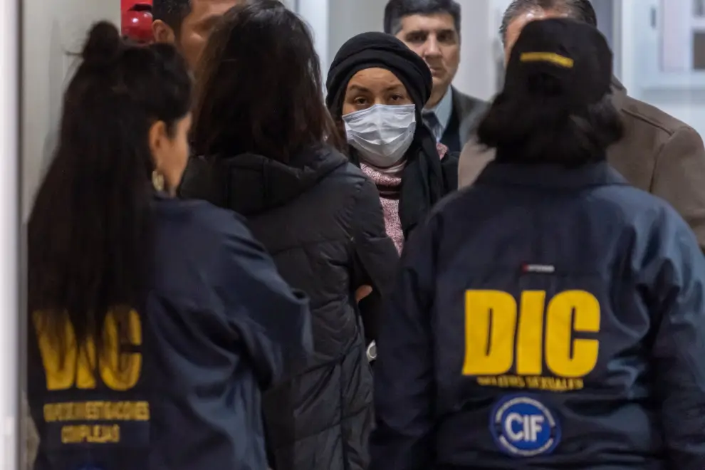 Beatriz Elizabeth Yapura, esposa de Santos Clemente Vera Rumbo a la extracción de ADN