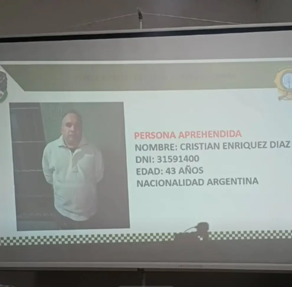La identificación del detenido