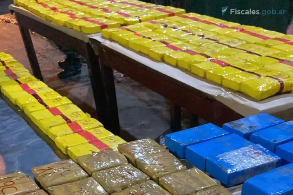 La droga secuestrada en el operativo por el que fue condenado en Salta el ex gendarme Sorani