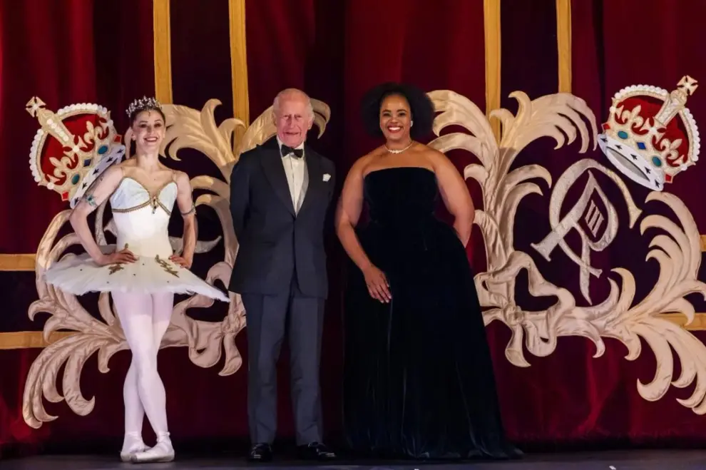Marianela Núñez y el rey Carlos III