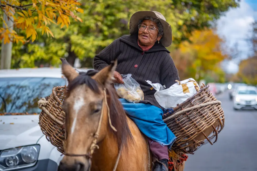 Tamalera a Caballo Maria Asuncion de Pastrana