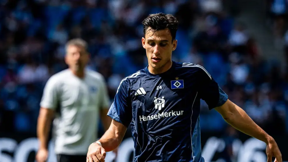 Nicolás Capaldo, volante del Hamburgo SV de Alemania