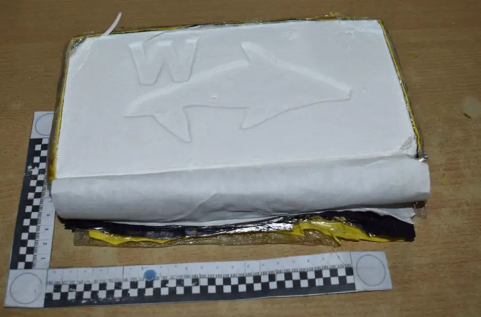 La droga iba oculta en los paneles laterales del vehículo