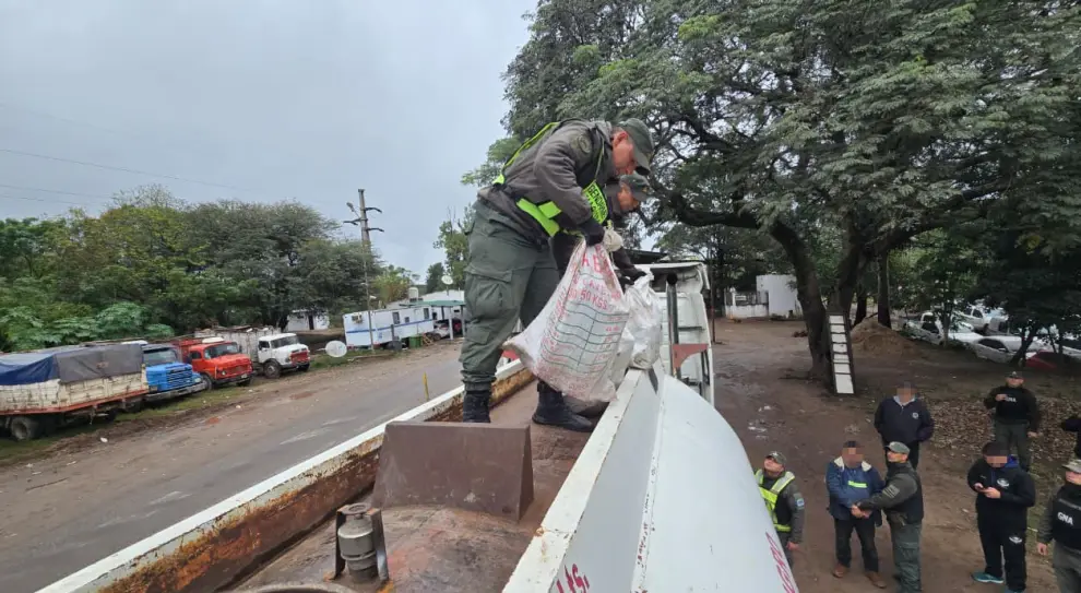 El procedimiento, en la ruta nacional 34, en el norte salteño