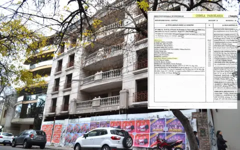 Edificio abandonado en calle Dean Funes