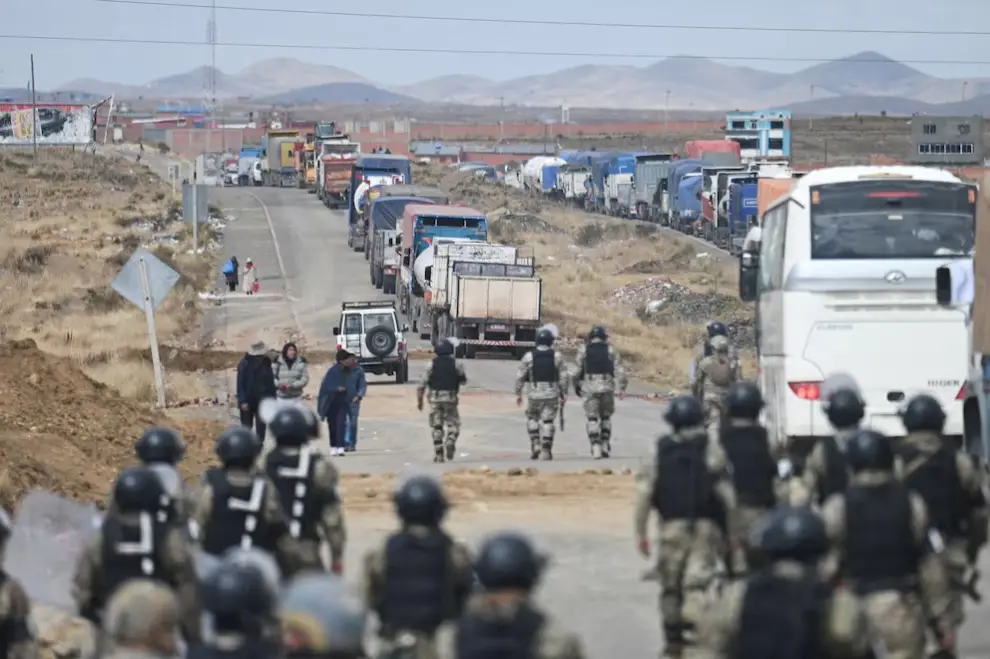 Protestas en Bolivia