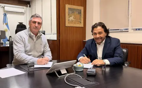 Convenio entre Sáenz el administrador general de la Dirección Nacional de Vialidad, por la ruta nacional 9/34