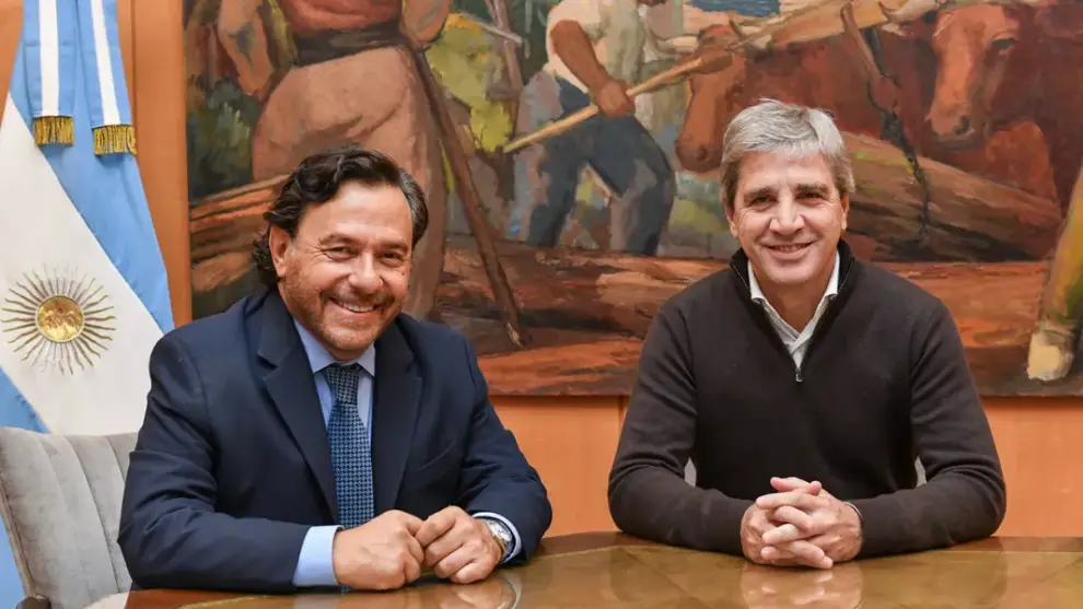 El gobernador de Salta se reunió en Buenos Aires con el ministro de Economía de la Nación