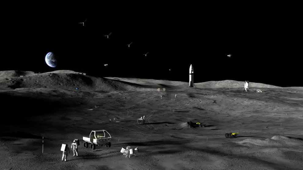 La NASA comenzará con una serie rápida de misiones robóticas para explorar la región del Polo Sur lunar