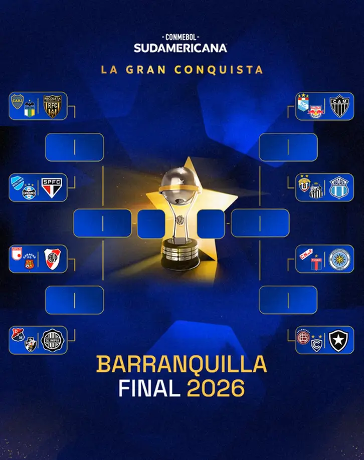 Así quedó el cuadro de la Copa Sudamericana