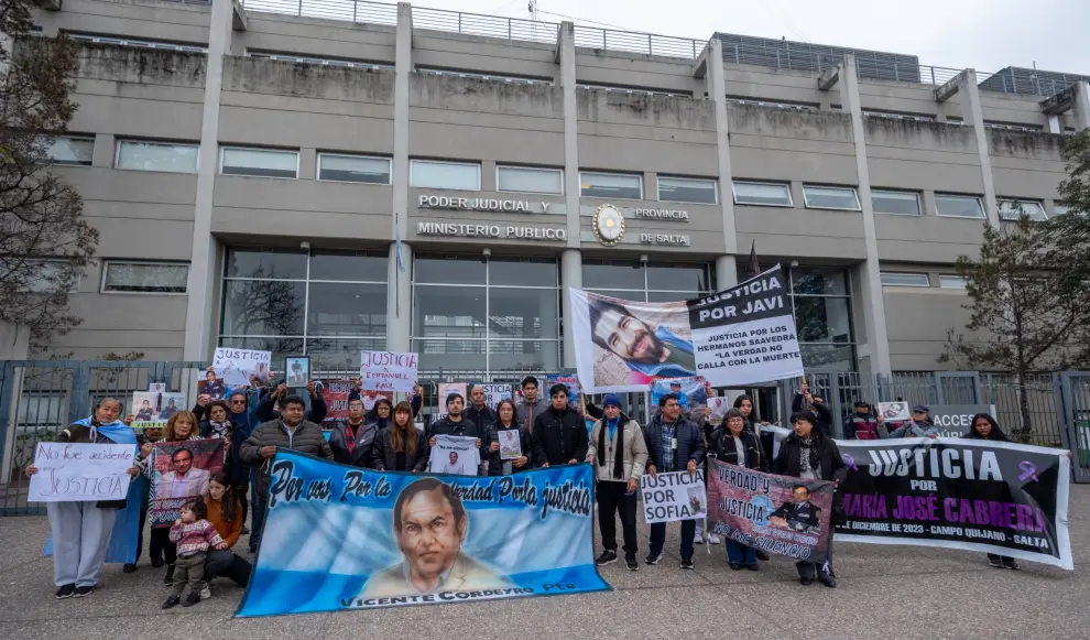Marcha en contra de la impunidad en ciudad judicial