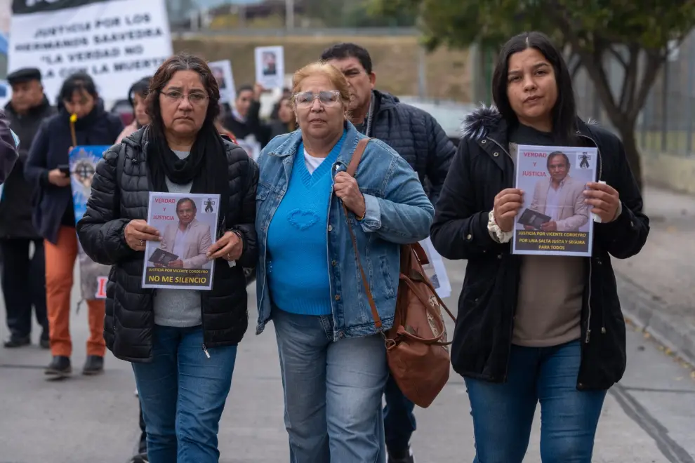 Marcha en contra de la impunidad en ciudad judicial