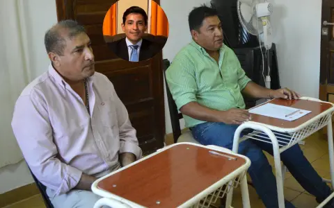 El Kila Gonza, su sobrino Lucas, y a la derecha Aldo Gonza.