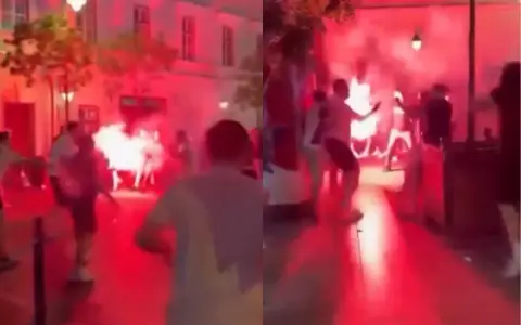 Gravísimos enfrentamientos entre barras en Budapest, en la previa de la final de la Champions.