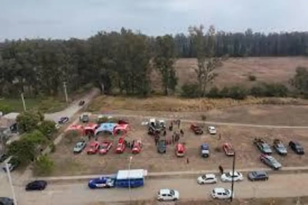 El lugar donde hallaron el cuerpo de Agostina.