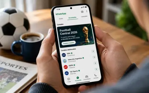 Football Central 2026 ya se encuentra habilitado en Whatsapp