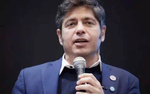 El gobernador bonaerense, Axel Kicillof