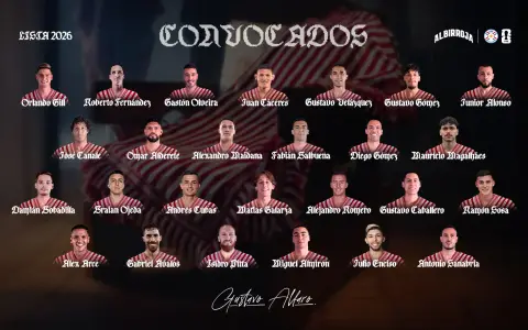 Los convocados al Mundial de la Selección paraguaya.
