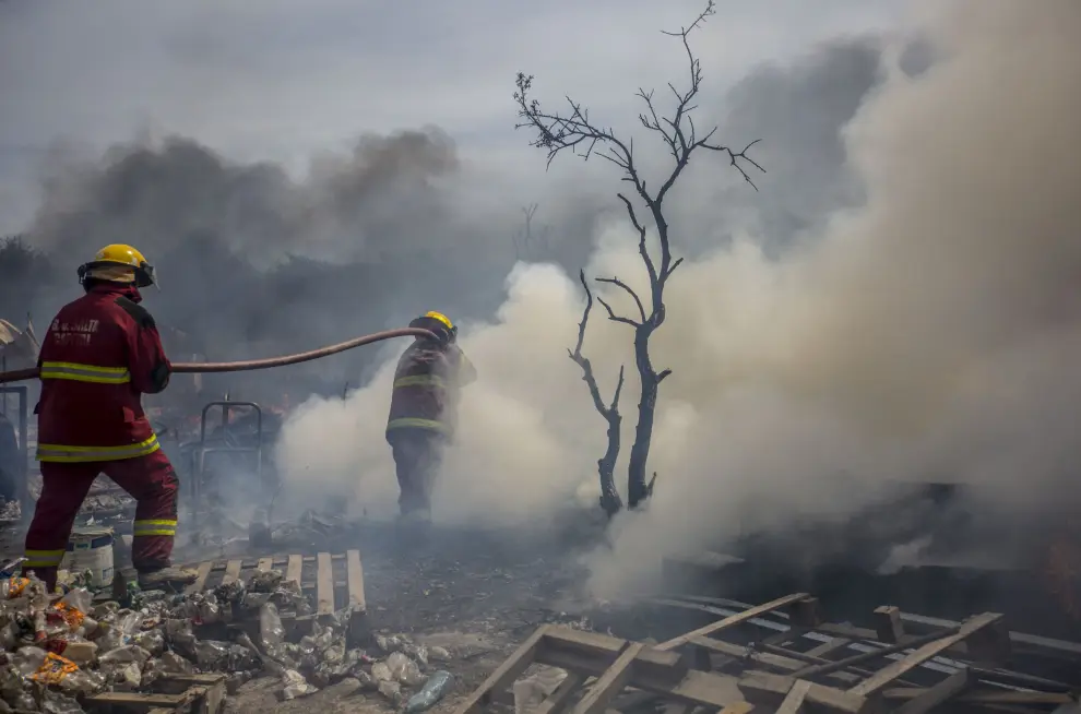 Bomberos voluntarios en Salta 