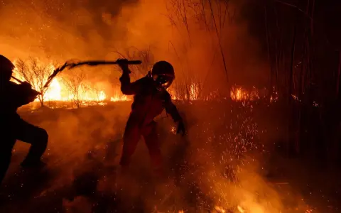 Incendio en Salta, Bomberos voluntarios 