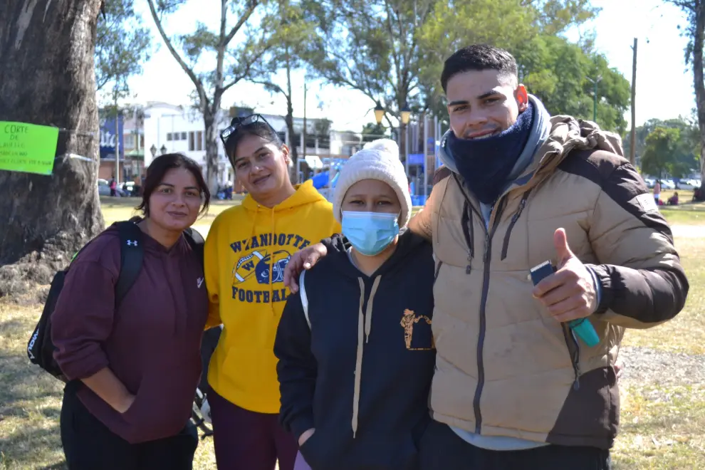 Ruth, Ana, Jessica y Rodrigo, unidos en esta batalla contra el cáncer.