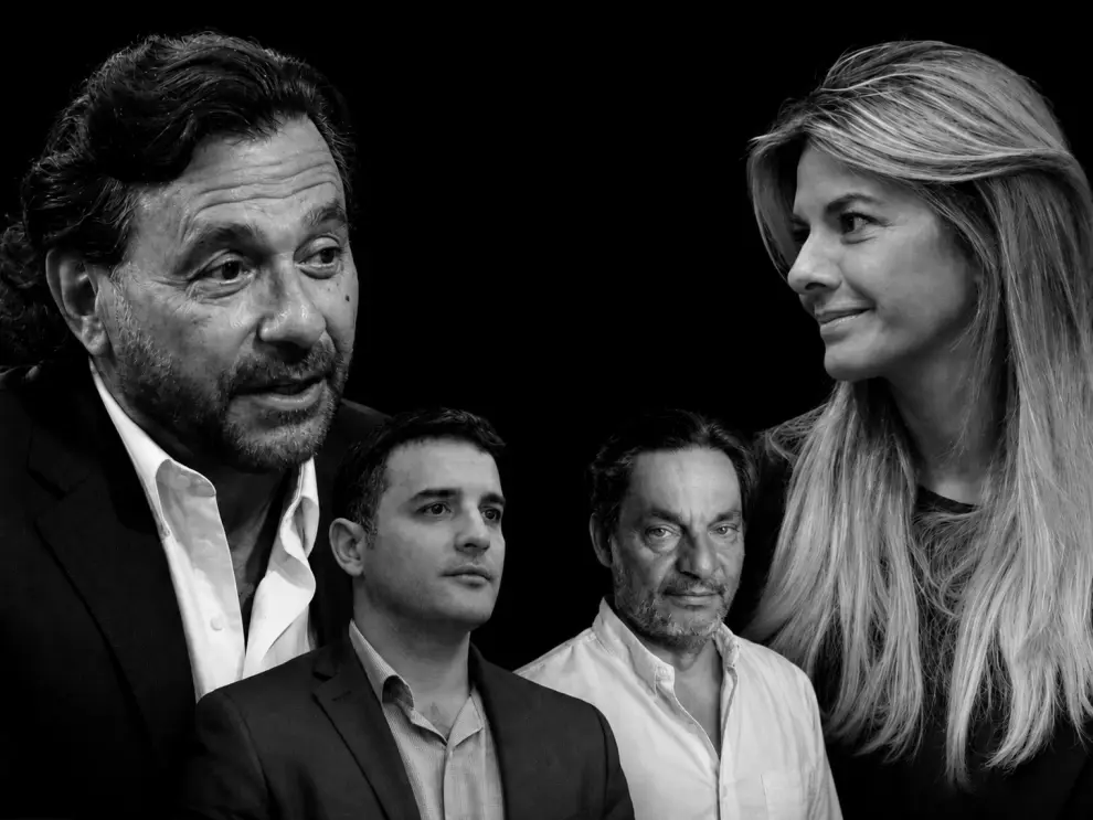 Imagen generada a partir de fotografías publicas. Gustavo Sáenz, Magdalena Day, Ignacio Jarsún e Ignacio Lupion.