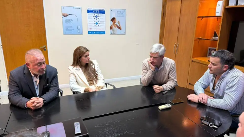 La reunión de MDAY y Aguas del Norte.
