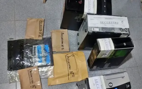 Elementos secuestrados en la causa por fraude con pensiones por invalidez.
