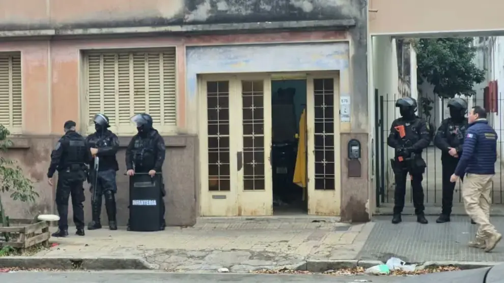 Casa de Claudio Barrelier donde fue asesinada Agostina Vega.