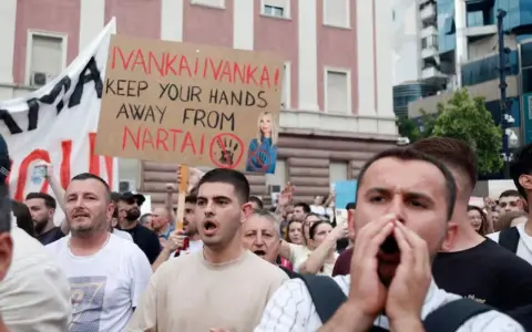 Protestas en Albania