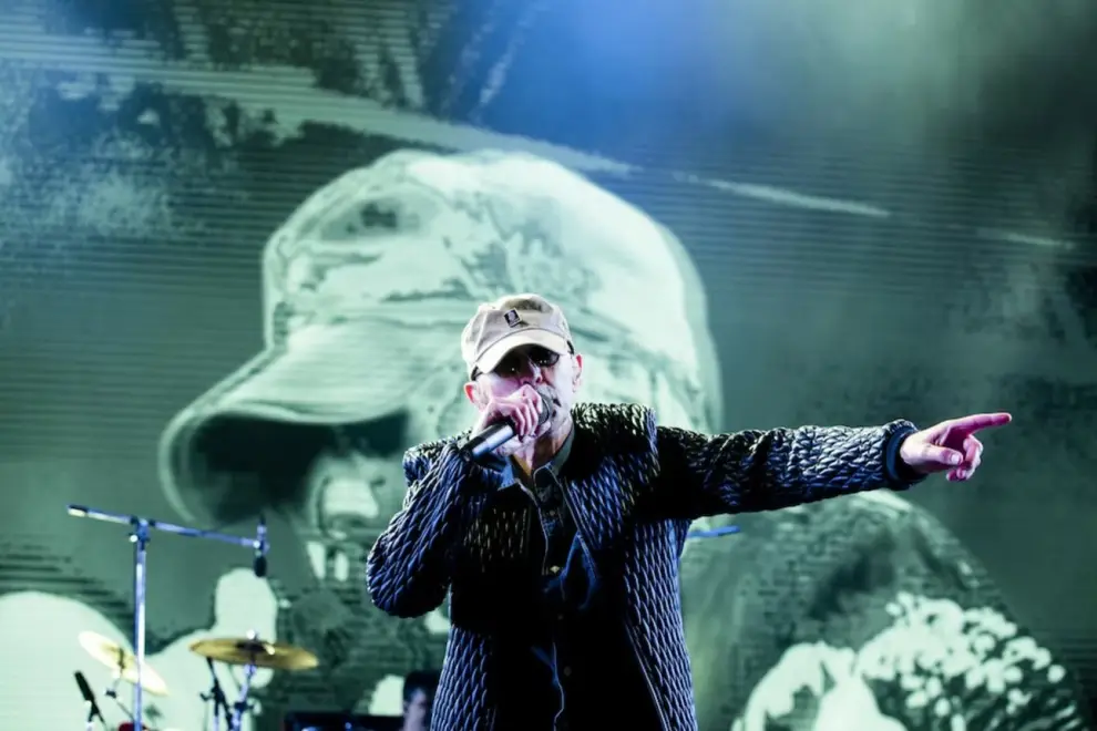 Indio Solari en un show en Tandil  (F: Mauro Rizzi)