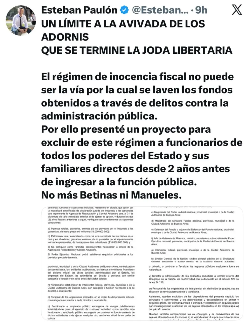 X de Esteban Paulón