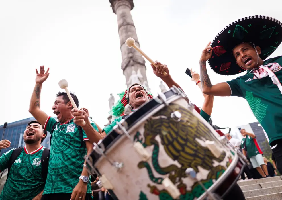 El color de México a minutos del inicio del partido mundial 2026