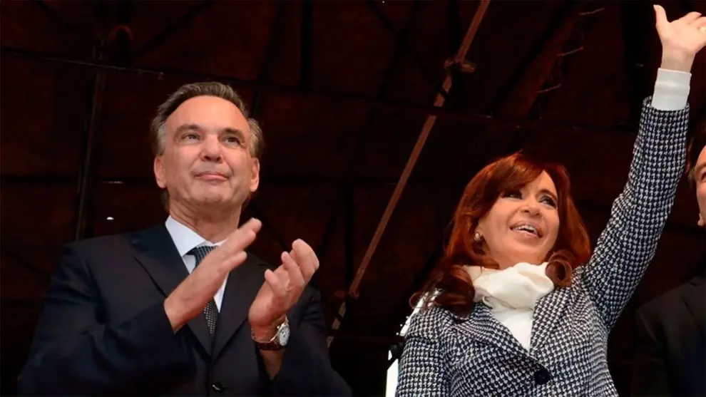 Miguel Ángel Pichetto y Cristina Kirchner