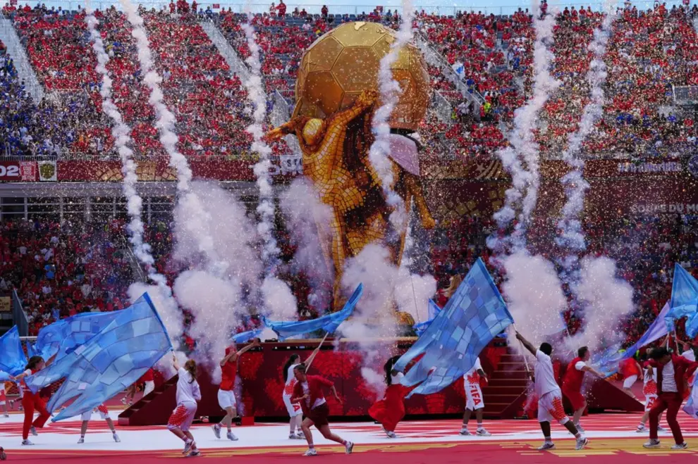 El gran despliegue en el estadio BMO de Canadá para la apertura
