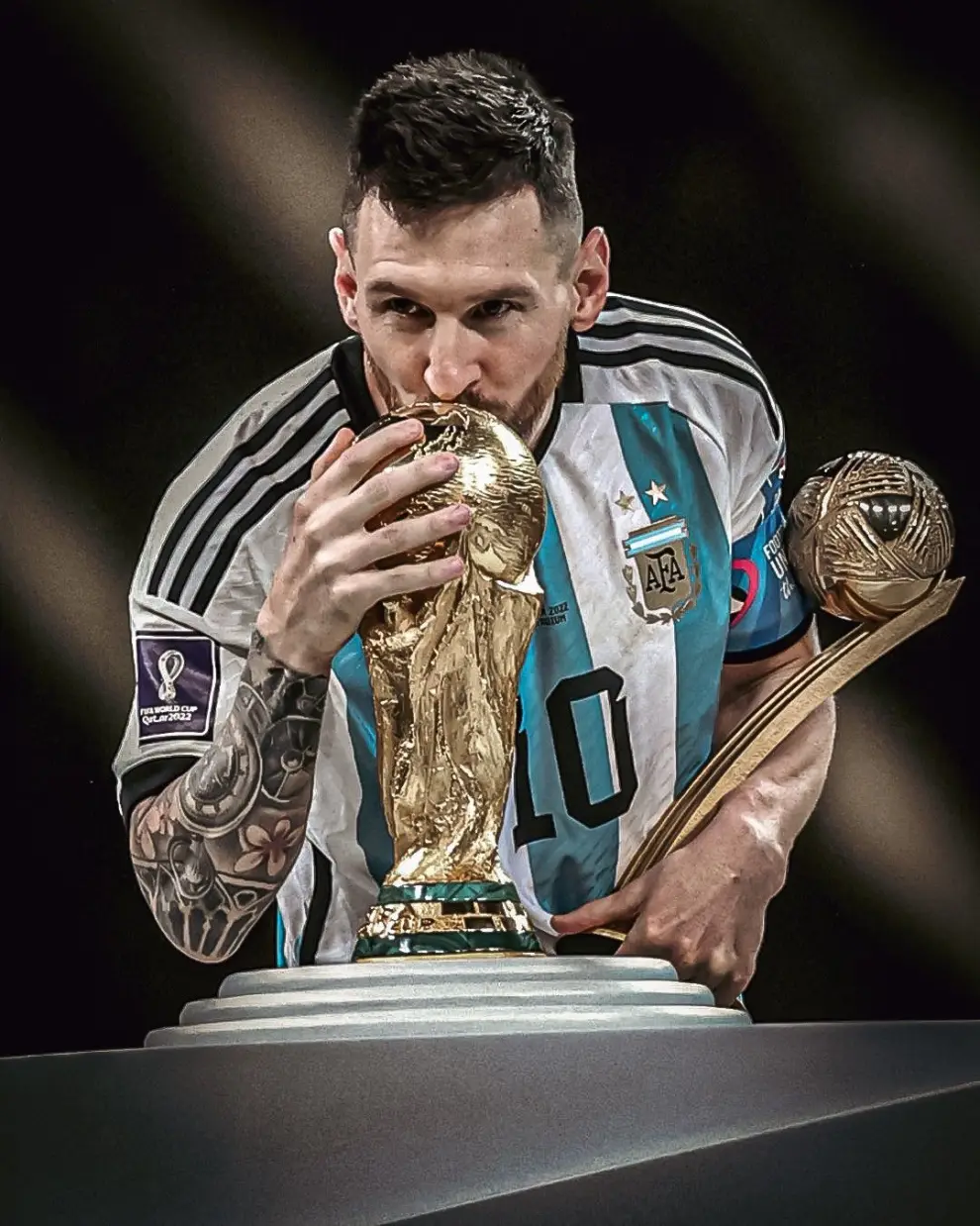 Lionel Messi, campeón del Mundo