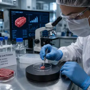 Inauguran la primera granja del mundo que produce carne cultivada sin animales