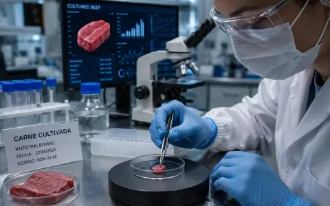 El consumo de carne puede encontrar una revolución con la inauguración de una granja en Países Bajos 