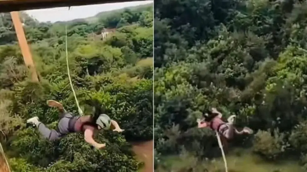Joven en Brasil muerte en un deporte extremo.